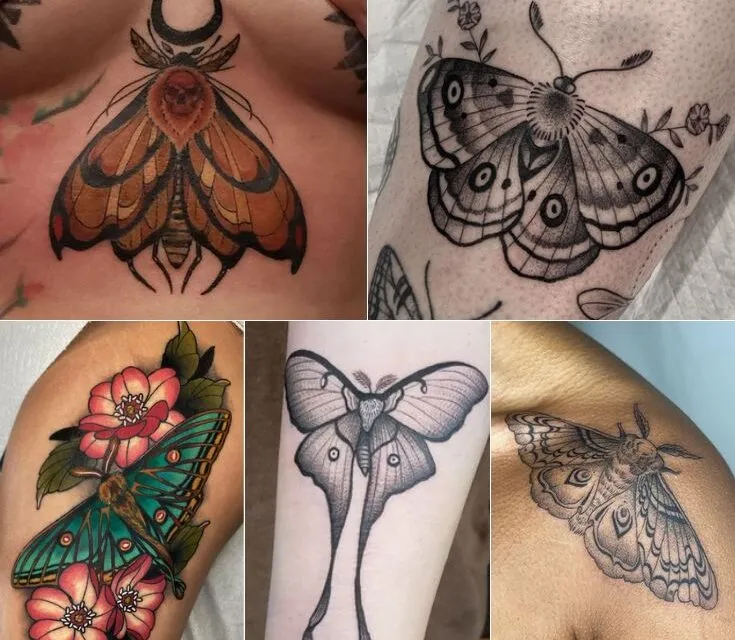 Meaning Behind Moth Tattoos | Design Ideas, Symbolism and More