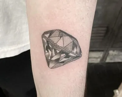 simple diamond tattoo design