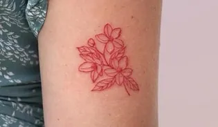 iris tattoo idea 2 red iris tattoo idea