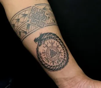 ouroboros tattoo design 2 detailed ouroboros tattoo design