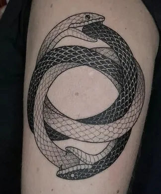 ouroboros tattoo design 7 dual ouroboros tattoo design