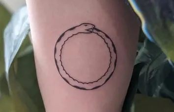ouroboros tattoo design 8 minimal ouroboros tattoo design