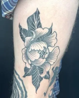 symbolism of peony tattoos