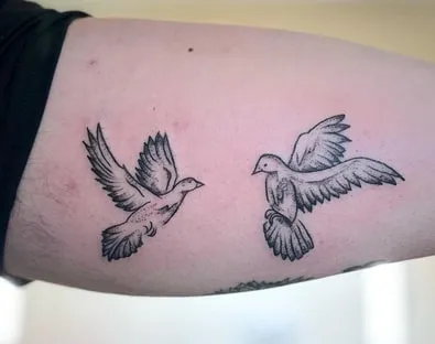 tattoo of a dove
