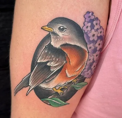 what does a tattoo of a robin symbolize