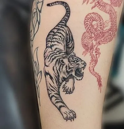 chinese tiger tattoo design