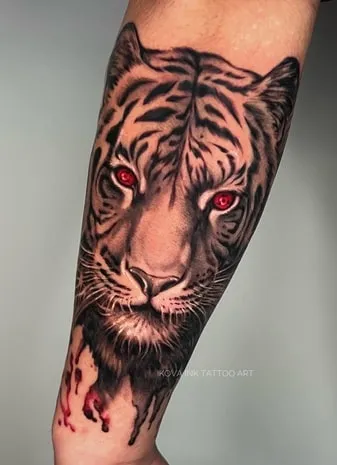 unique tiger tattoo design