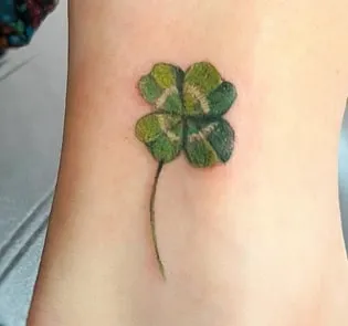 watercolor four leaf clover tattoo design 2 best watercolor four leaf clover tattoo design