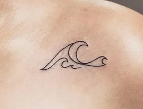 wave tattoo design