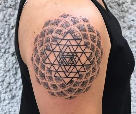 yantra tattoo design idea 1 yantra tattoo design idea