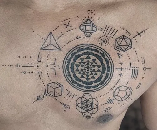 yantra tattoo design idea 4 chest thai yantra tattoo design idea