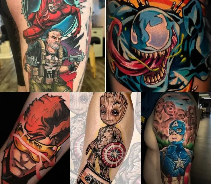 30+ Popular Marvel Comics Tattoos To Get!