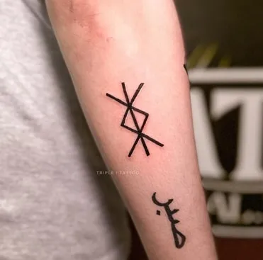 Popular Designs for Inguz Rune Tattoos