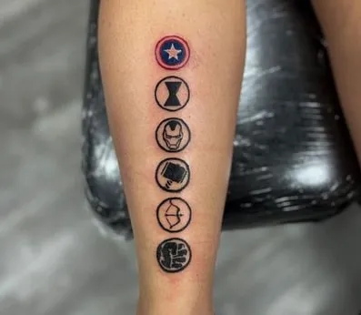 Popular Marvel Comics Tattoos Popular Marvel Comics Tattoos