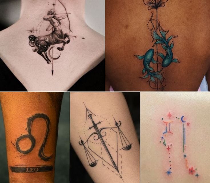 Zodiac Tattoo Ideas and Their Meanings