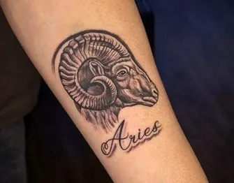 aries tattoo design