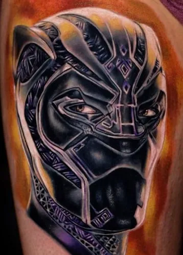black panter marvel tattoo black panter marvel tattoo