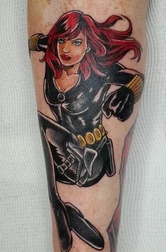 black widow tattoo black widow tattoo