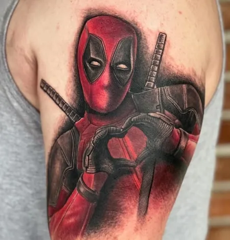deadpool tattoo design deadpool tattoo design