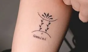 gemini tattoo design