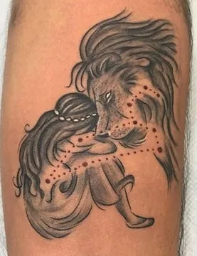 leo tattoo design
