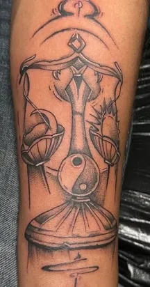 libra tattoo design