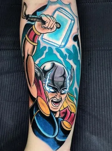 marvel tattoo design 10 thor marvel tattoo design