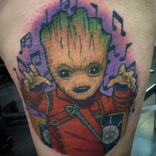 marvel tattoo design 12 groot marvel tattoo design