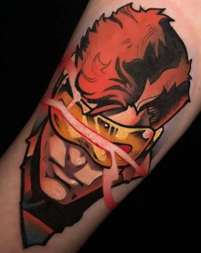 marvel tattoo design 14 cyclops marvel tattoo design