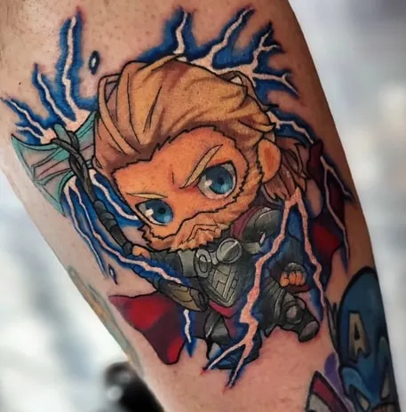 marvel tattoo design 2 thor marvel tattoo design