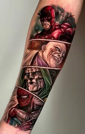 marvel tattoo design 3 daredevil marvel tattoo design