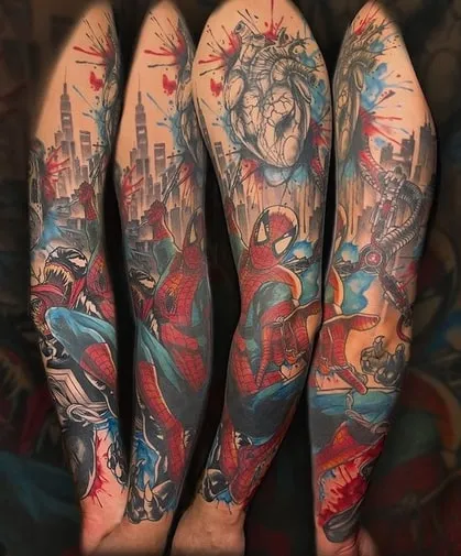 marvel tattoo design 8 marvel tattoo design