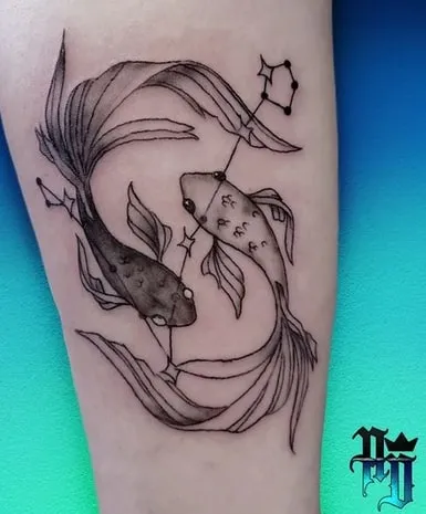 pisces tattoo design