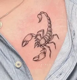 scorpio tattoo design